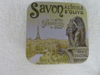 Savon a l huile d olive soap New In Tin 100% Vegetal