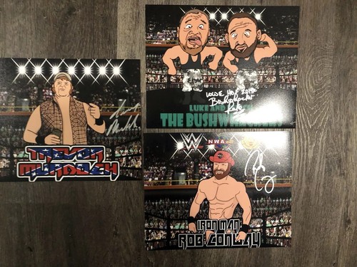 Wwe Autographed Lot