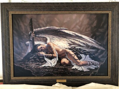 Dorian Cleavenger ''THE HAZING'' ORIGINAL PAINTING Heavy Metal Fantasy 1999 FRAMED