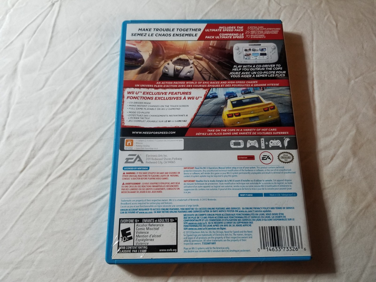 Need for Speed: Most Wanted U Complete Wii U Game