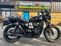 2018 68 Plate Triumph Bonneville T120 Black Motorcycle Vance & Hines Pipes