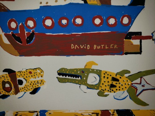 Discovering the America 1992  David Bulter  print