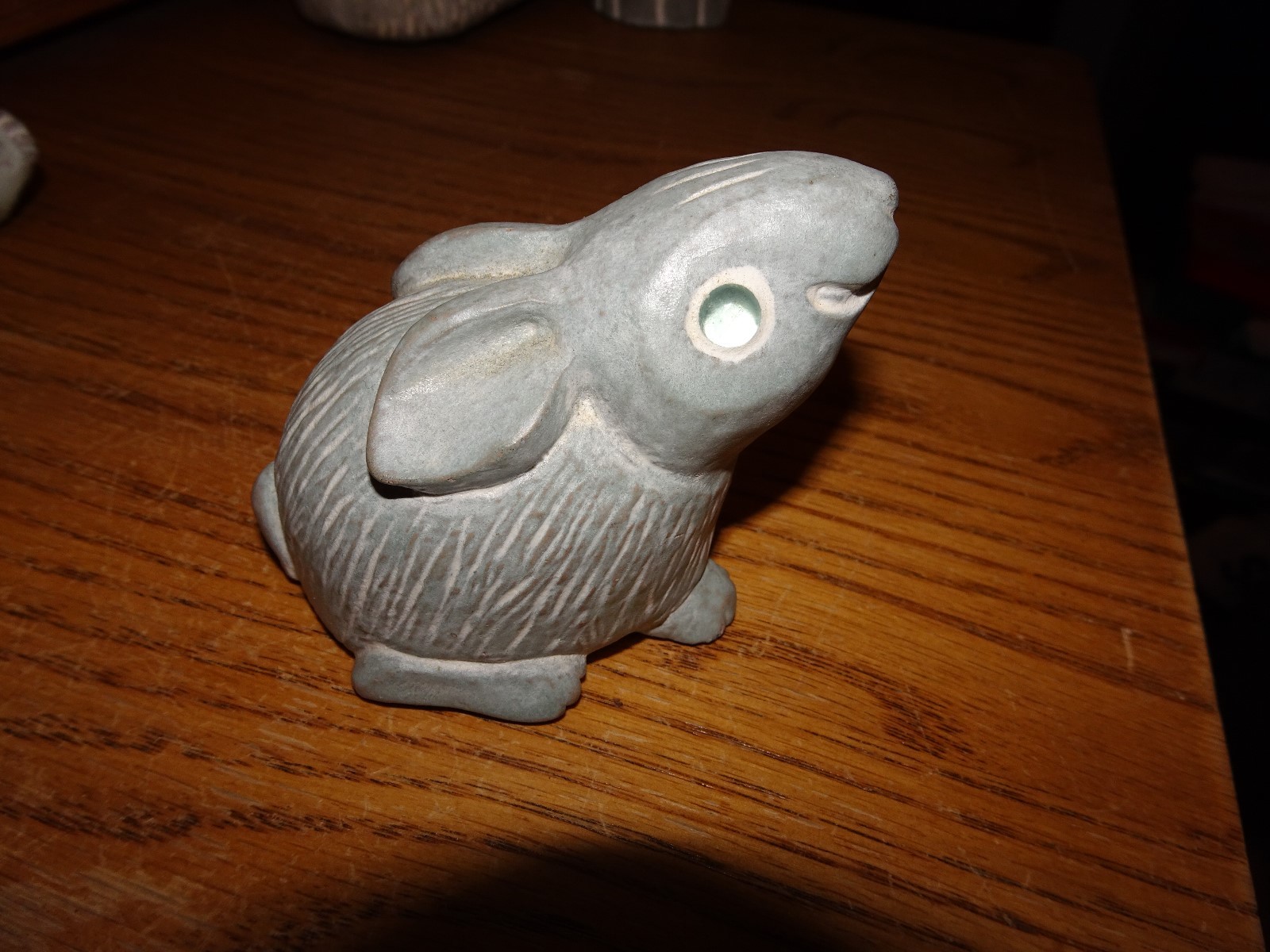 Isabel Bloom Small Bunny Rabbit Cement Sculpture Signed GREAT CONDITION!!!