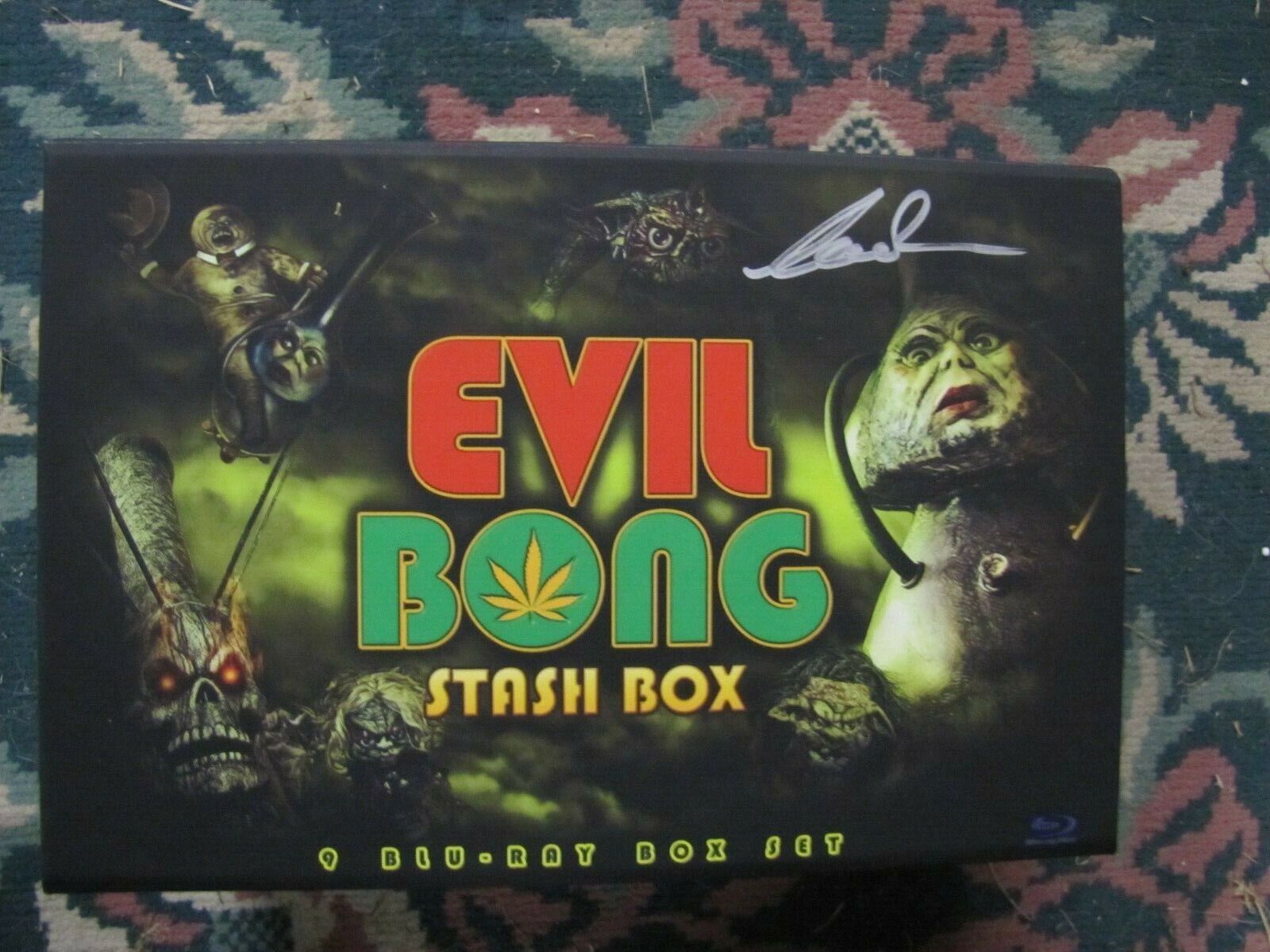 Evil Bong Stash Box signed by Charles Band LTD to 200 9 blu-ray discs Evil Bong Stash Box signed by Charles Band LTD to 200 9 blu-ray discs