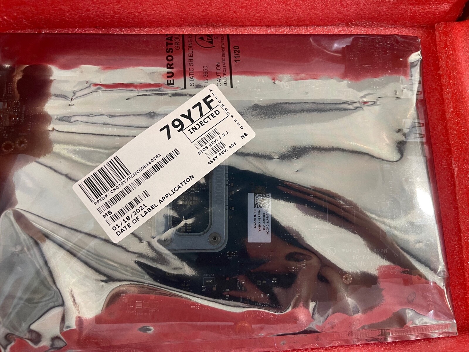 79Y7F For DELL lnspiron 5570 Motherboard i3-6006U LA-F411P 079Y7F