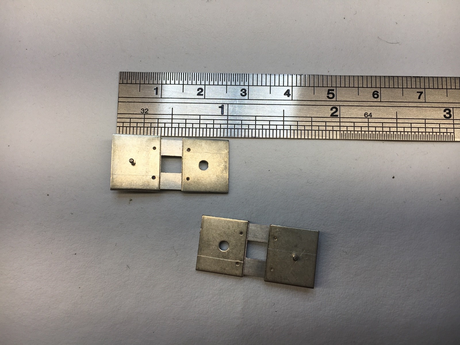 Clock Pendulum Suspension spring set of 2 size 1/2" x 1" 