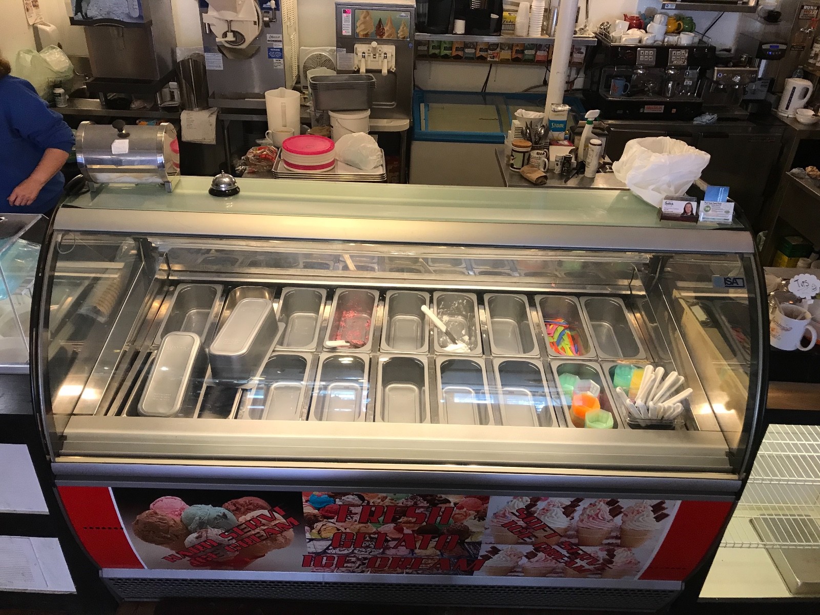 Gelato Display Case