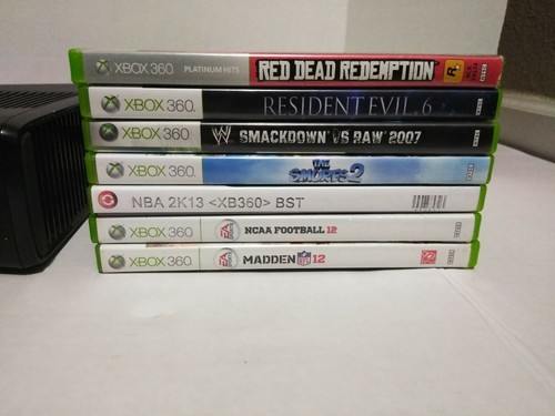 Microsoft Xbox 360 Slim Bundle 7Games and a Controller