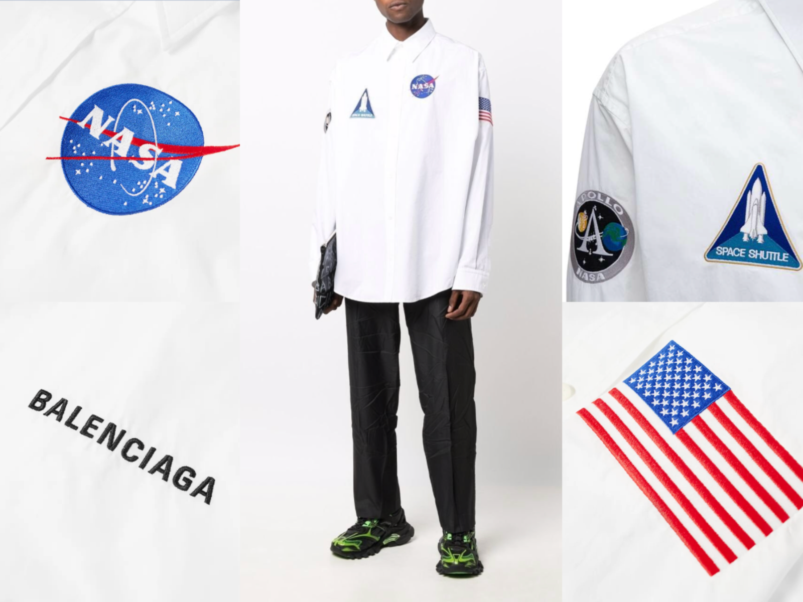 balenciaga nasa shirt