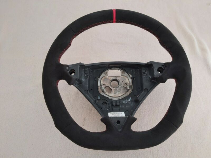 Porsche Cayenne Steering Wheel, Flat Bottom, Ergonomic Inlays, New Alcantara