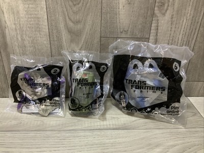 Lot Of 3 McDonald's Happy Meal Transformers Toys Megatron Bulkhead  +