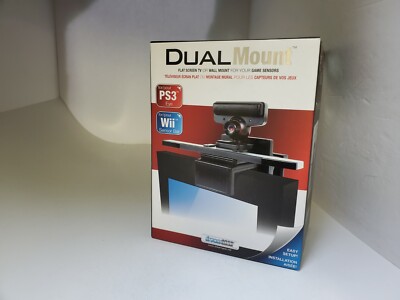 MINT NEW TV Wall Dual Mount  for PS3 PlayStation Move Eye, W