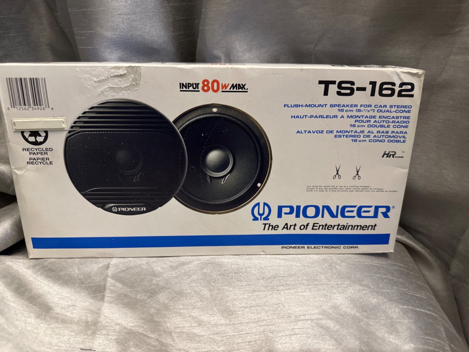1997 PIONEER TS-162 80 WATT MAX DUAL CONE SPEAKERS. | eBay