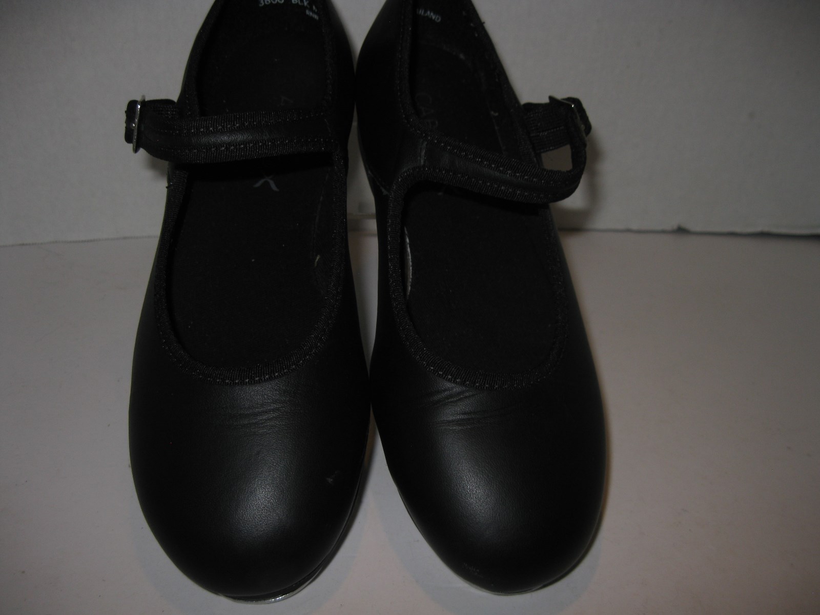 Capezio womens size 5 black leather mary jane tap shoes