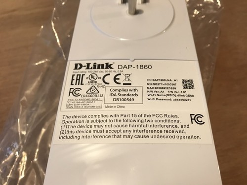 D-Link DAP-1860 Wi-Fi Range Extender used