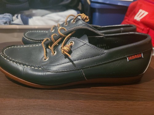 靴 SEBAGO / CAMPSIDES Sebago Men Campsides Canvas Boat Shoe Brown/Wax 13 D M US