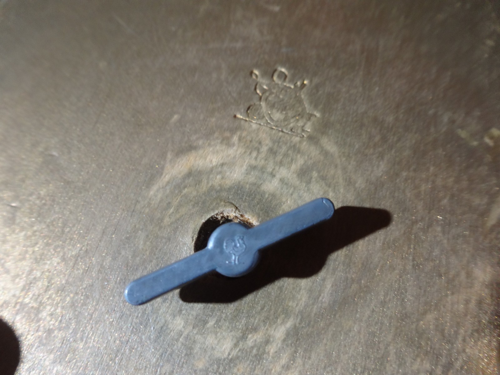 Music Jewelry Box Round Wind Up Vintage