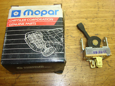 NOS 84-91 MOPAR HEATER BLOWER SWITCH 3848645 SHELBY DATONA OMNI K-CAR