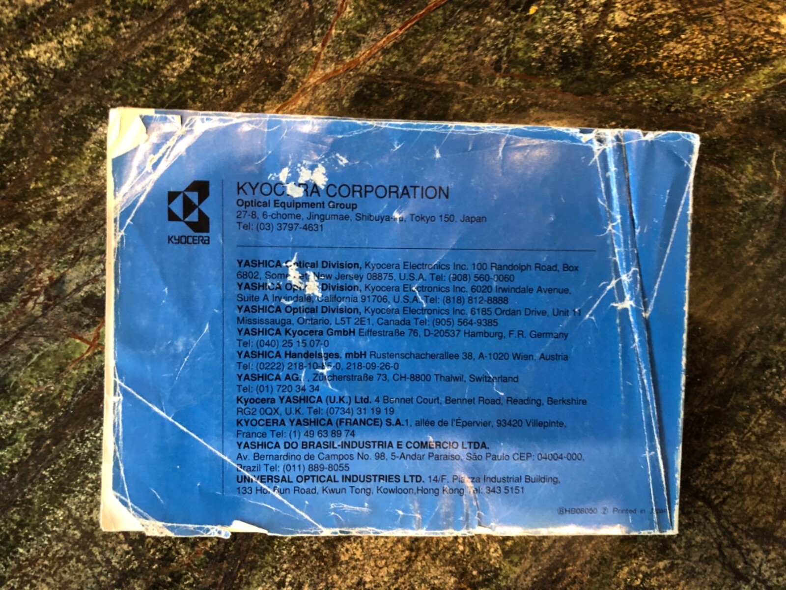 Contax G1 Manual Original in Very Good Condition