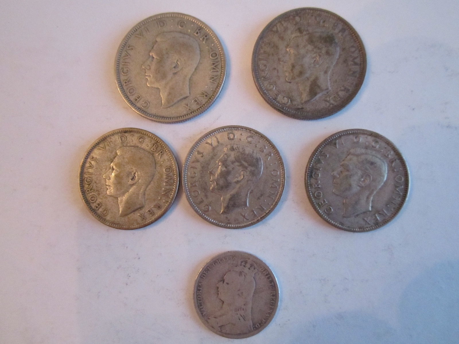 6 VINTAGE BRITISH COINS - 1890 - 1943 - SEE DESCRIPTIONS 6 VINTAGE BRITISH COINS - 1890 - 1943 - SEE DESCRIPTIONS