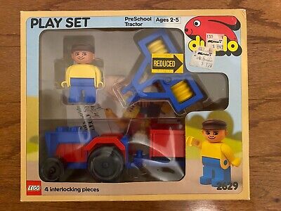 1986 Vintage {LEGO DUPLO} "TRACTOR" {Preschool} Set, #2629, NEW! SEALED! RARE!