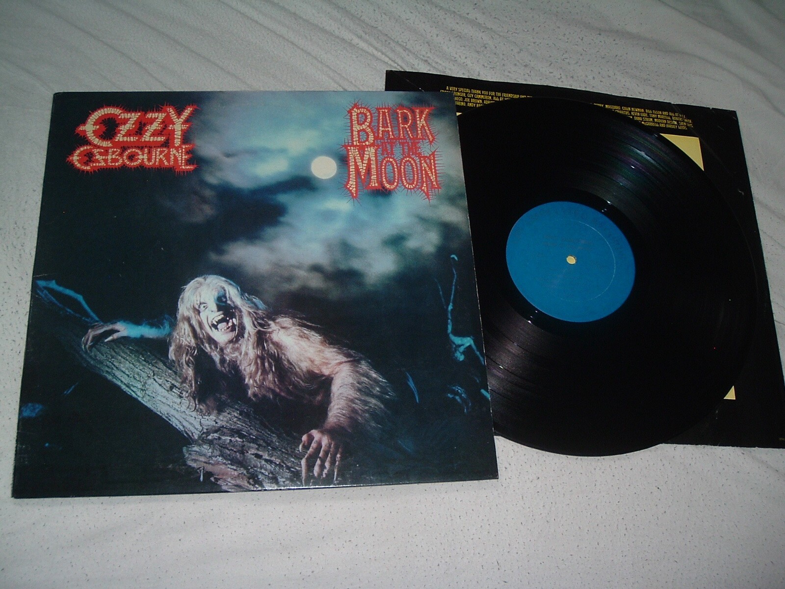 Ozzy Osbourne Bark at the Moon レコード シール付 Ozzy Osbourne - Bark At The Moon LP (VG+/VG+) '* | eBay