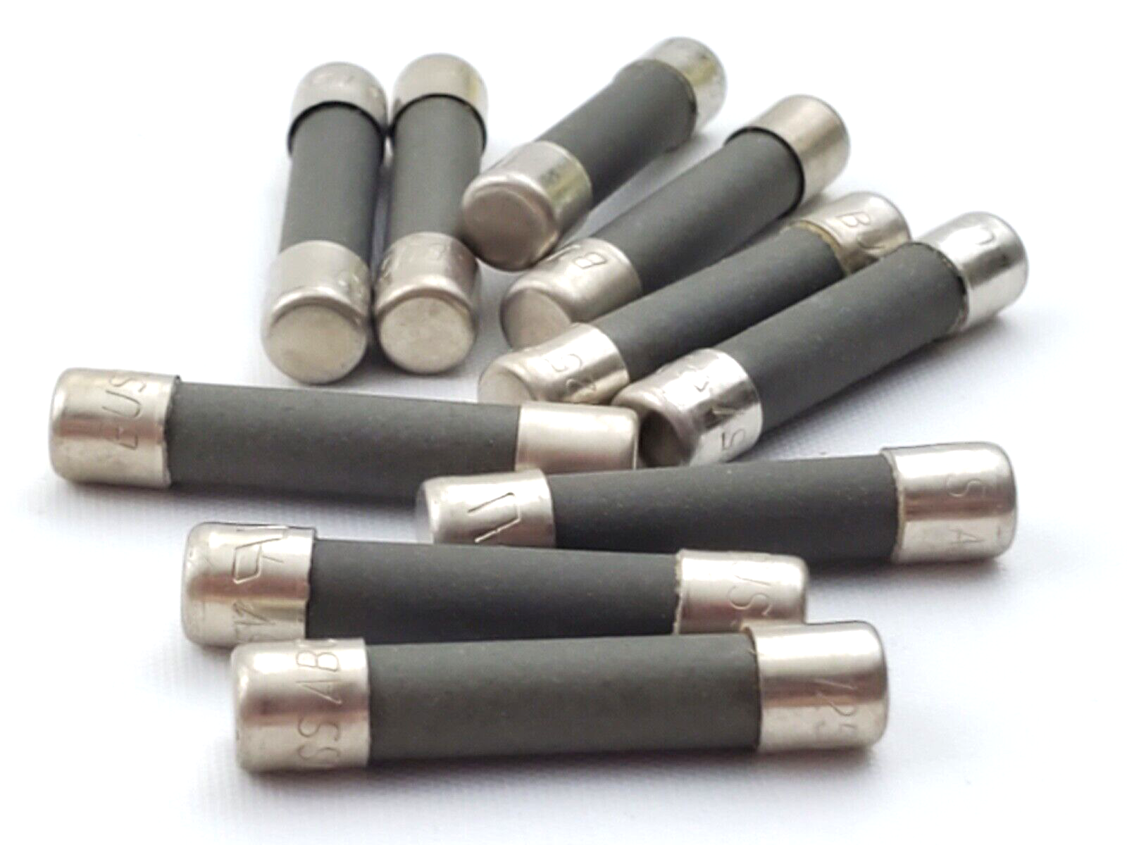 Lot of 10 Bussmann ABC30 125 Volt 30 Amp Ceramic 1/4" x 1-1/4" Fast Acting Fuses