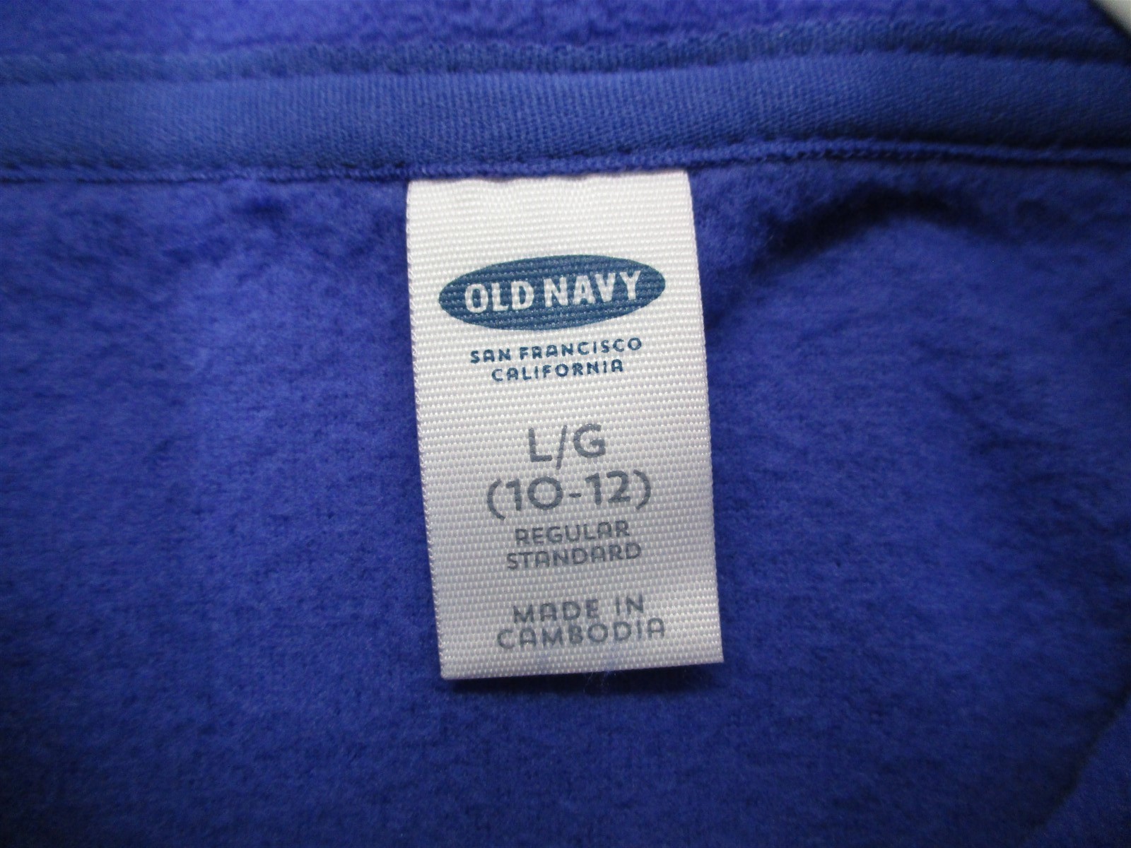 new OLD NAVY #K6229 Girls Size L Warm Solid Purple Pullover Cowl Neck Sweater