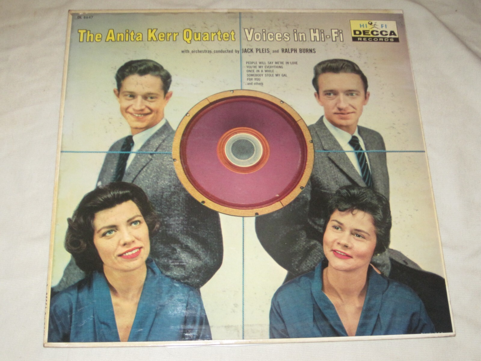 THE ANITA KERR QUARTET Voices In Hi-Fi LP Decca Mono Vocal