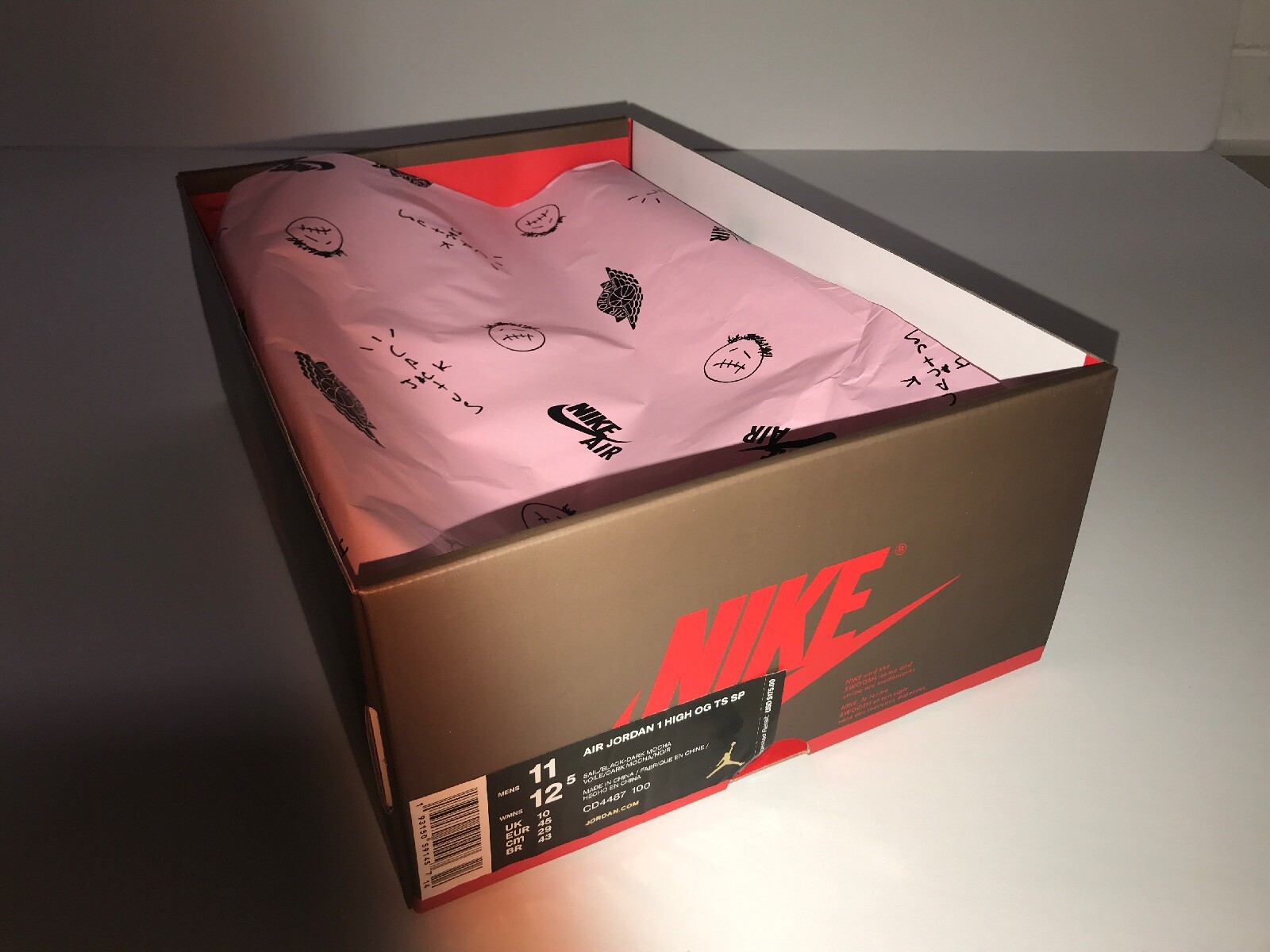 jordan 1 travis scott size 11