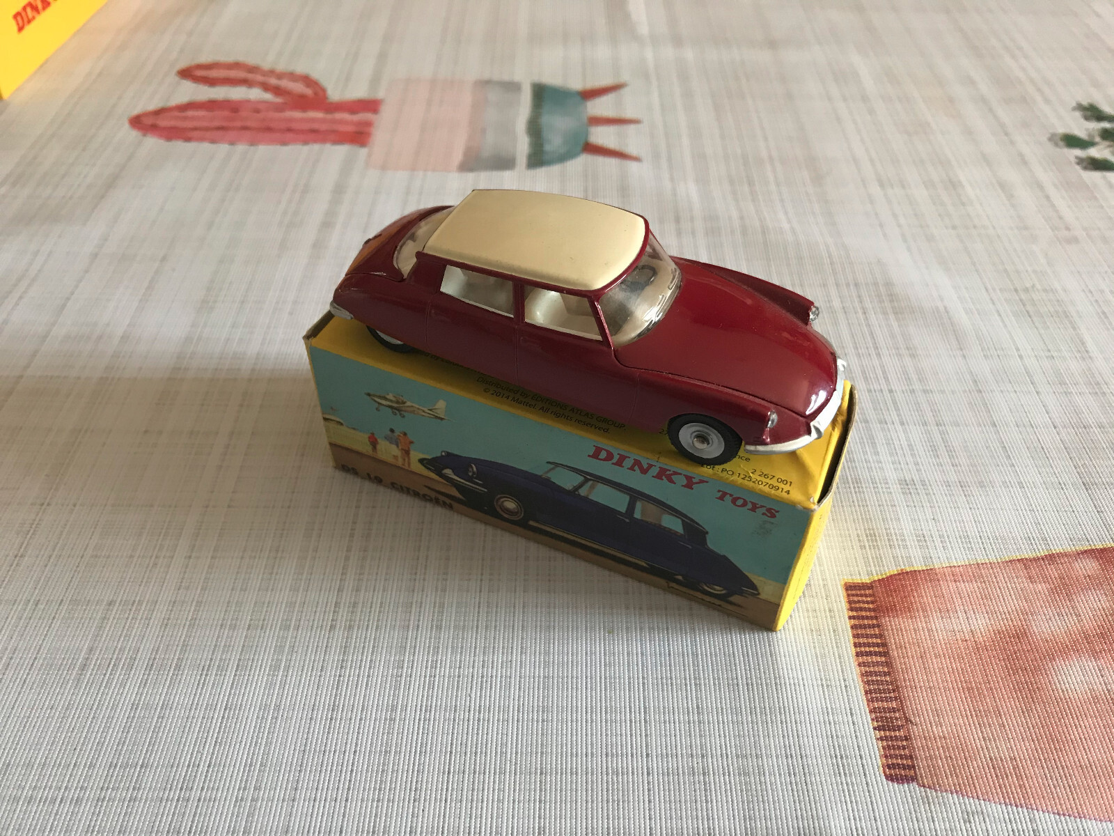 美品　激レア　仏製DINKY TOYS シトロエンDS19 ミニカー Citroen DS 19 530 Model Car Black Chassis Dinky Toys Atlas
