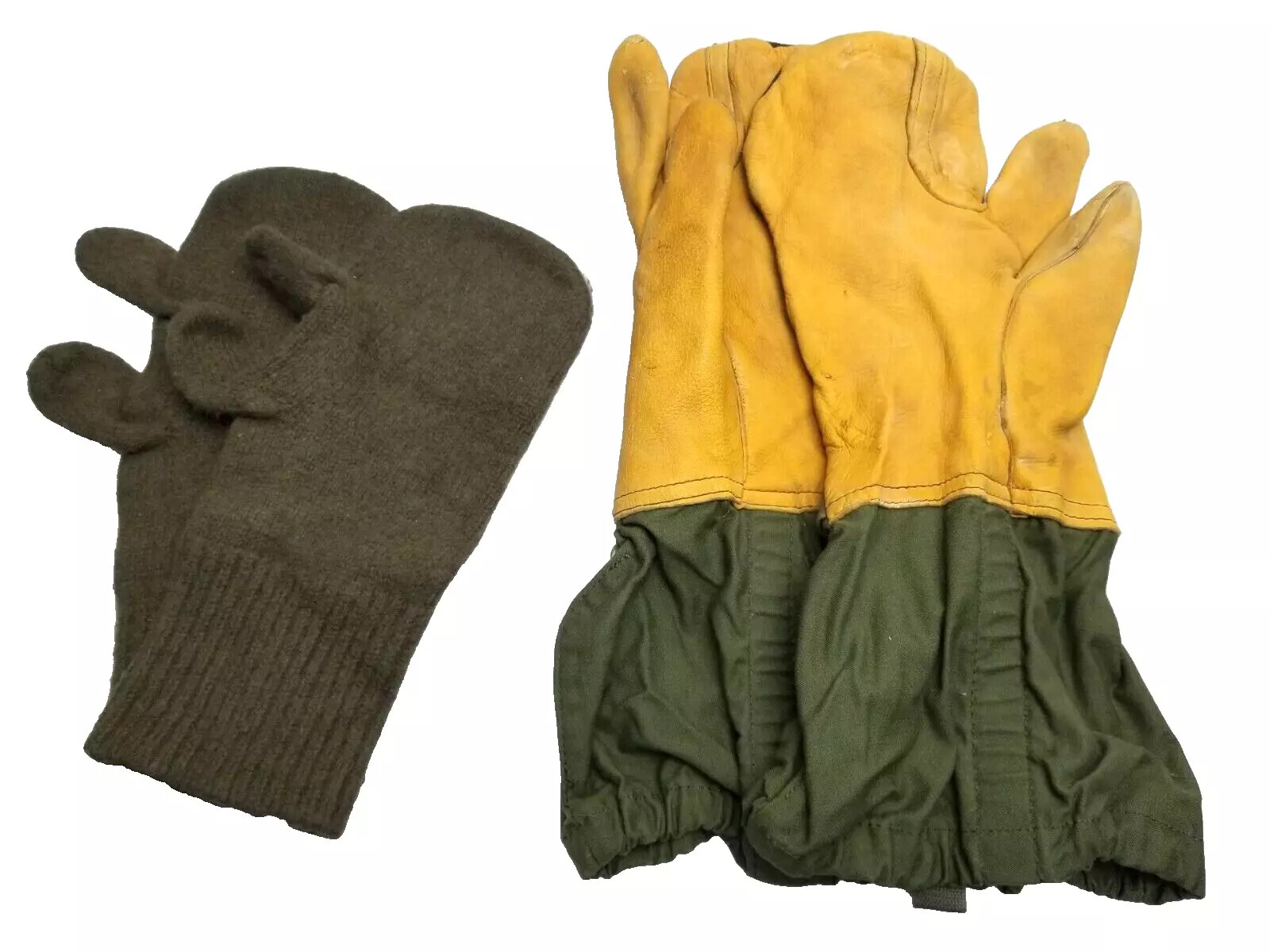 US MILITARY ARMY TRIGGER FINGER MITTEN SET SHELL+ INSERTS