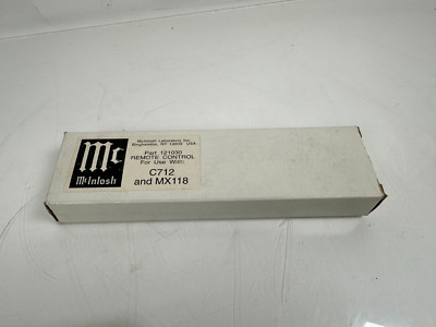 McIntosh 121030 Remote