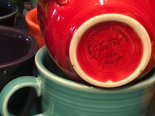 Vintage Fiesta Ware - Lot of 9 Coffee Cups - Assorted Colors