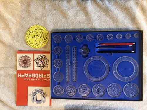 Kenner Spirograph # 401 Red Tray Near Complete Very Good Vintage 1967 Kenner's