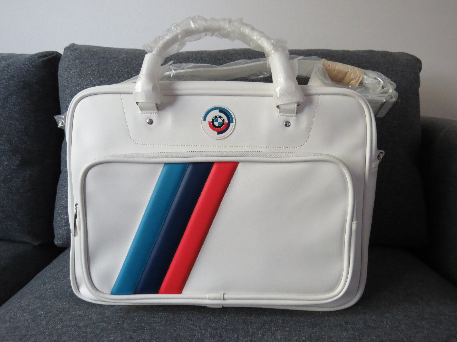 Rare BMW Motorsport Heritage Duffle Bag NWT | eBay