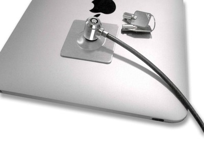 Maclocks CL15UTL Universal Lock Adhesive Plate with Slot & 6-Foot Cable Lock ...