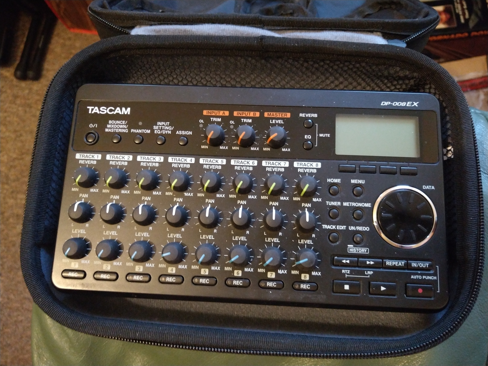 Digital Multitrack Recorder Carrying Case Bag for TASCAM DP008EX with