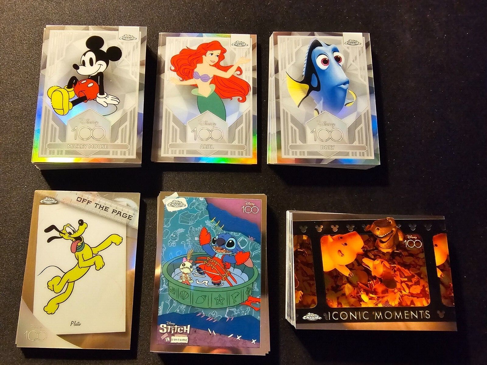 Topps Chrome Disney 100 No1〜100 全部セット 2023 Topps Chrome Disney 100 Base 1-100 Pick your Cards