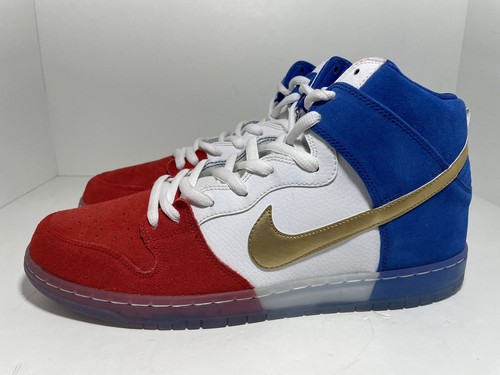 Nike Dunk High SB グレー/オレンジ/ブルー26cm Nike SB Dunk High Tricolor USA Red White Blue 313171-674