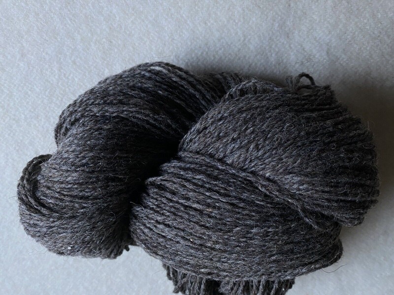 100% Schurwolle Sockenwolle Unbehandelt Handgesponnen Wollgarn Strickwolle,200g