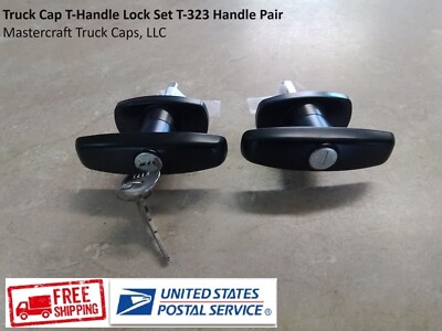 Truck Cap T-handle Lock Set T-323 handle pair 