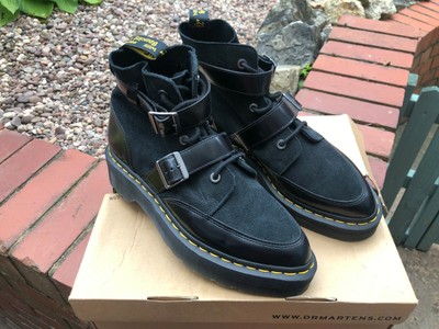 dr martens black masha creeper boots