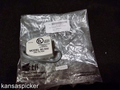 Tii Indoor In-Line xDSL Filter Model 80-500