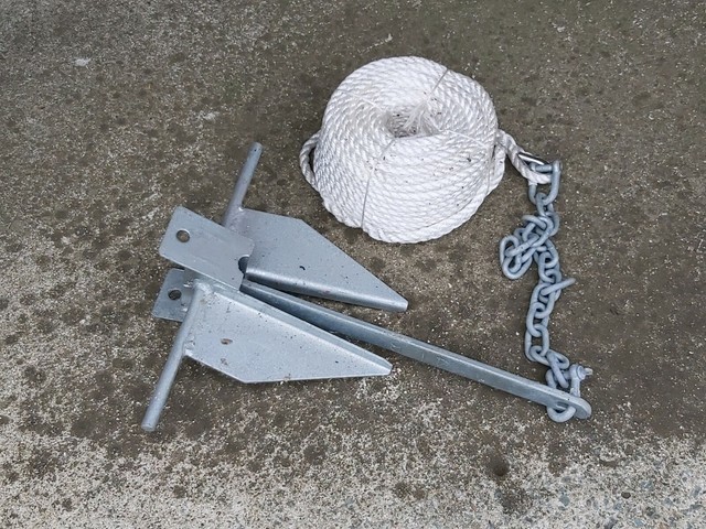Anchor with rope | Boat Accessories & Parts | Gumtree Australia