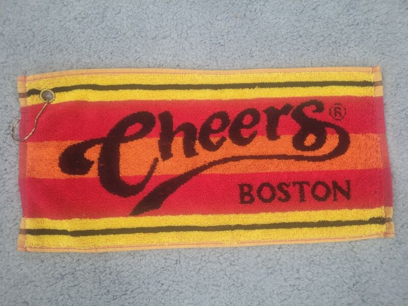 Cheers Bar Towel Boston TV Show Man Cave ~ Bar Decor Vintage