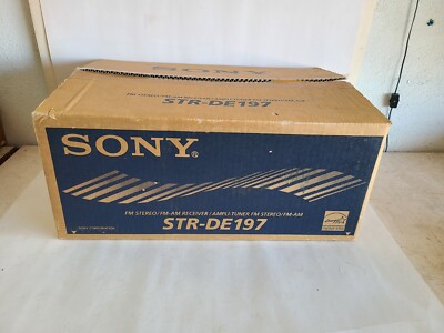 Sony STR-DE197 AM-FM Stereo Receiver Amplifier Tuner New In Open Box Vintage