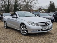 2012 Mercedes-Benz E Class E220 CDI BlueEFFICIENCY SE 2dr Tip Auto CONVERTIBLE D