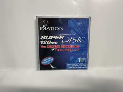 Imation Super Disk 120 MB  Secured Encryption Technology(Single disk) LS