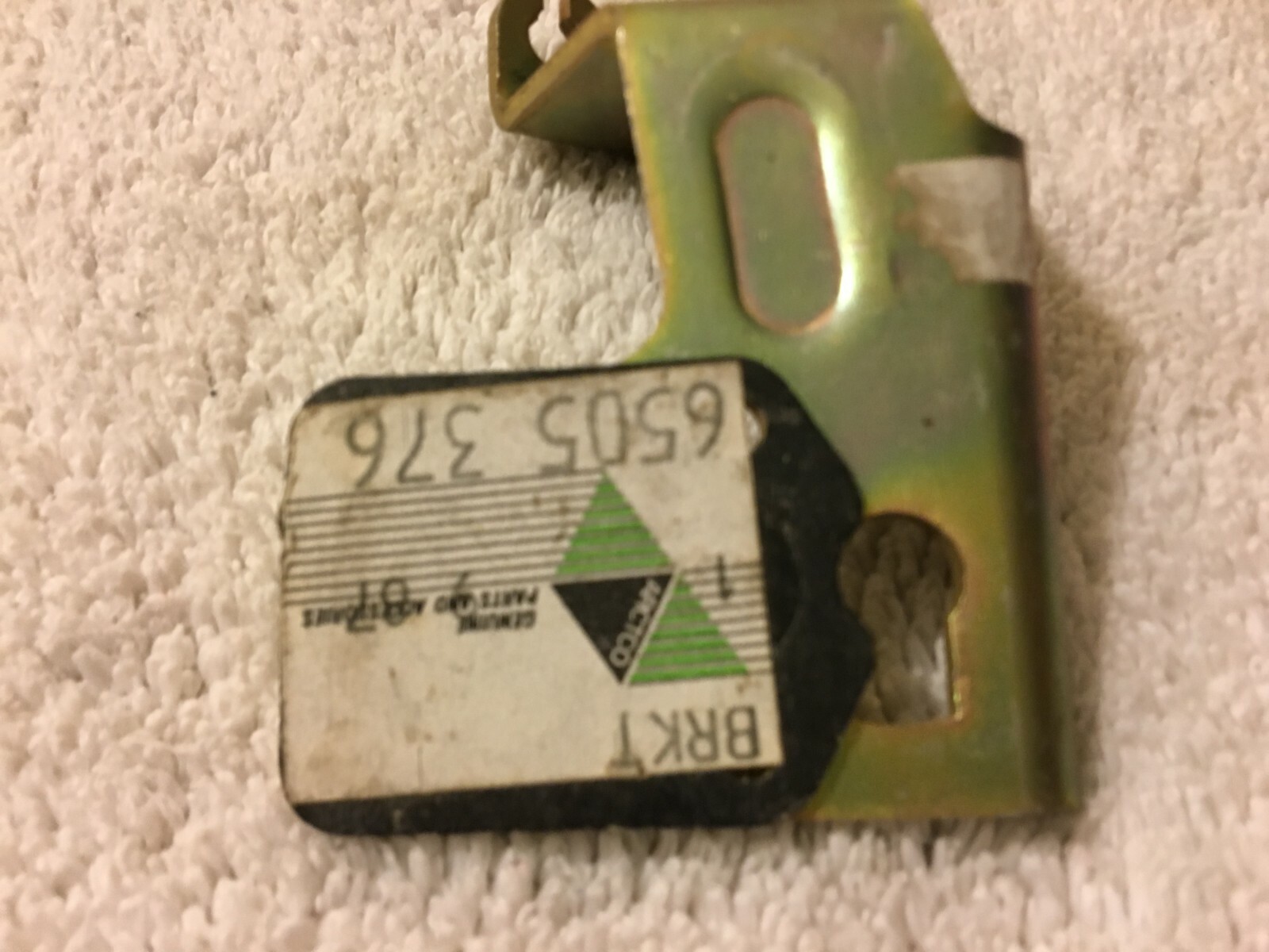 Vintage Arctic Cat Snowmobile NOS Carb Bracket 6505-376 '80 Jag Lynx Trail Cat